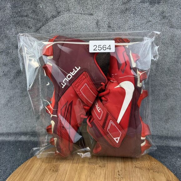 Nike Trout Baseball Cleats Shoes Mens 7 Red White CZ5911-616 Molded Spikes - Picture 10 of 10